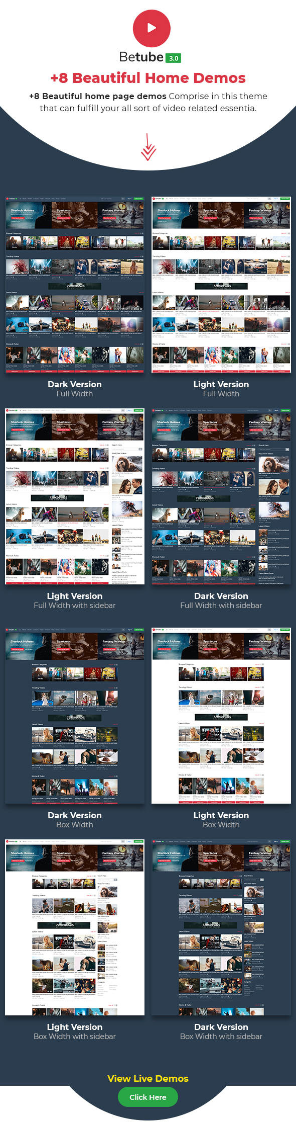 video WP theme