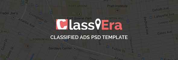 ClassiEra- Classified Ads PSD Template