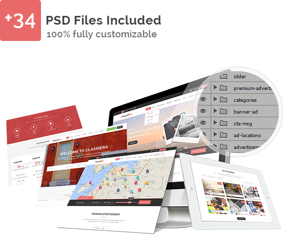 ClassiEra- Classified Ads PSD Template
